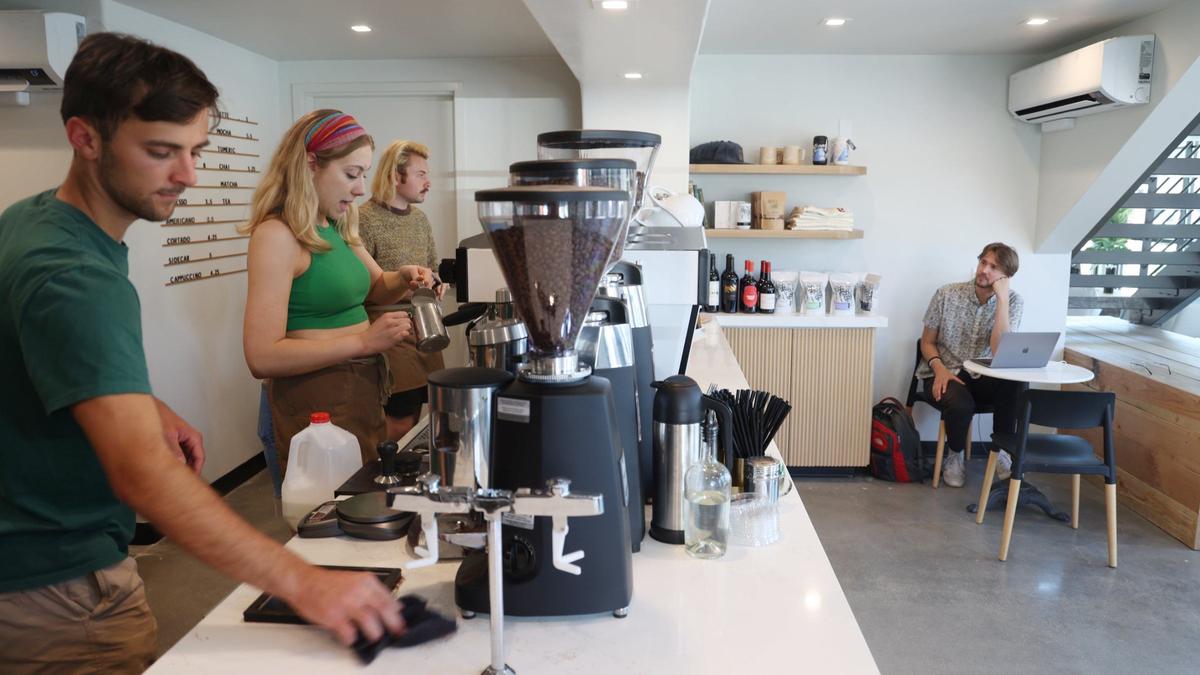 Form & Function Coffee is housed in the lobby of The Sparrow Hotel.