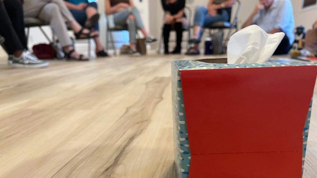 Each Death Café splits people up into smaller groups of about 10-12 people, allowing people to talk in a more intimate setting.