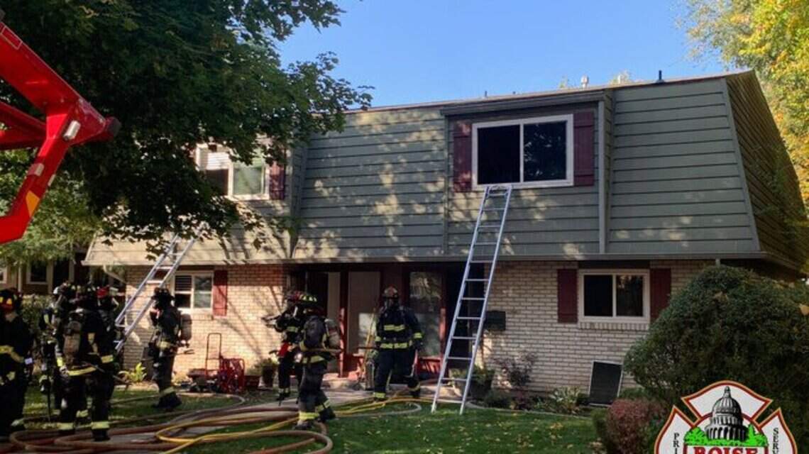 Family displaced after fire in Boise home along Harrison Boulevard