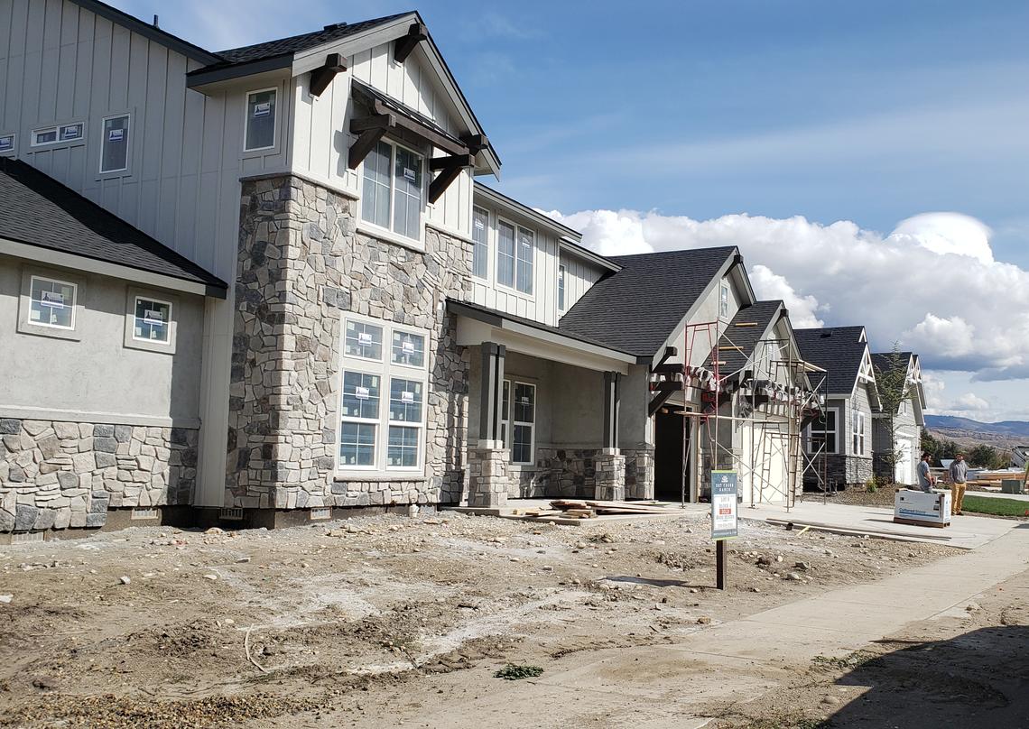 Boise Hunter Homes is building homes on Suttle Lake Drive in the Dry Creek Ranch development off Highway 55 north of Boise.