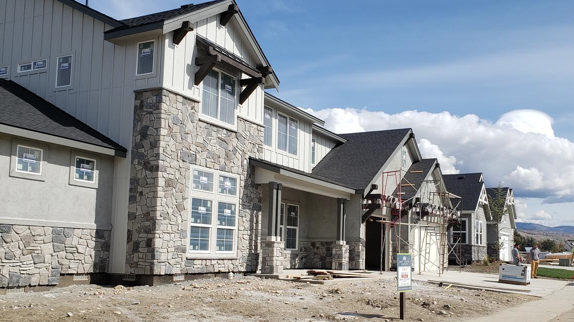 Boise Hunter Homes is building homes in the Dry Creek Ranch development off Highway 55 north of Boise.