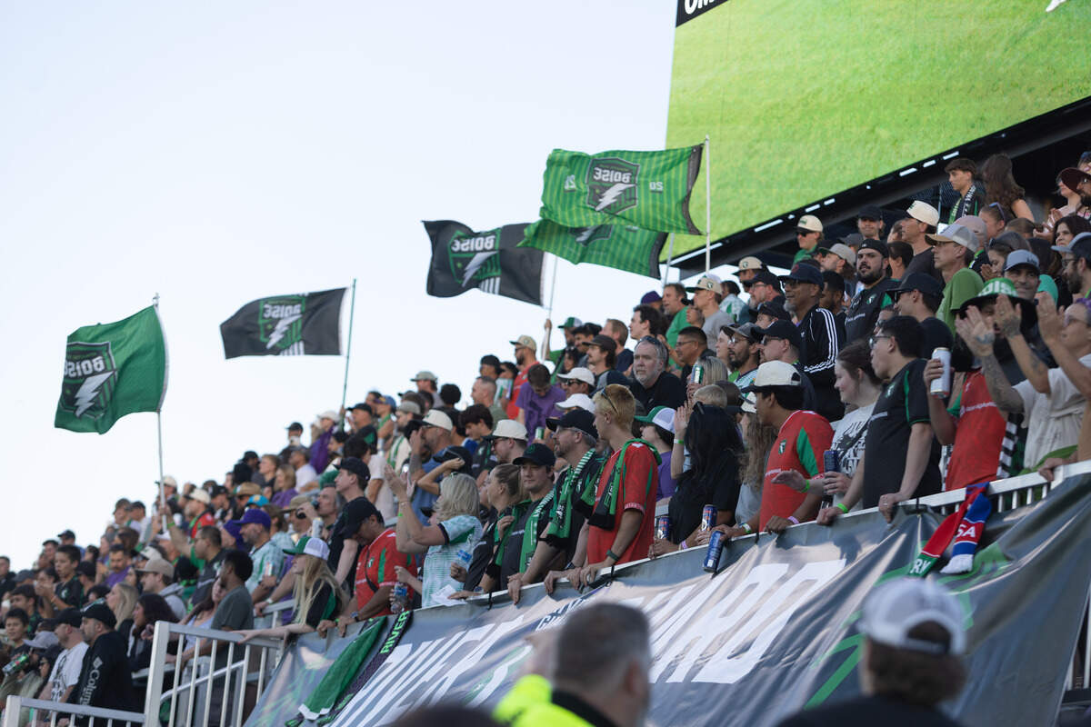 Athletic Club Boise broke its own USL League One regular-season attendance record with 7,247 fans for its ninth straight sellout Saturday.
