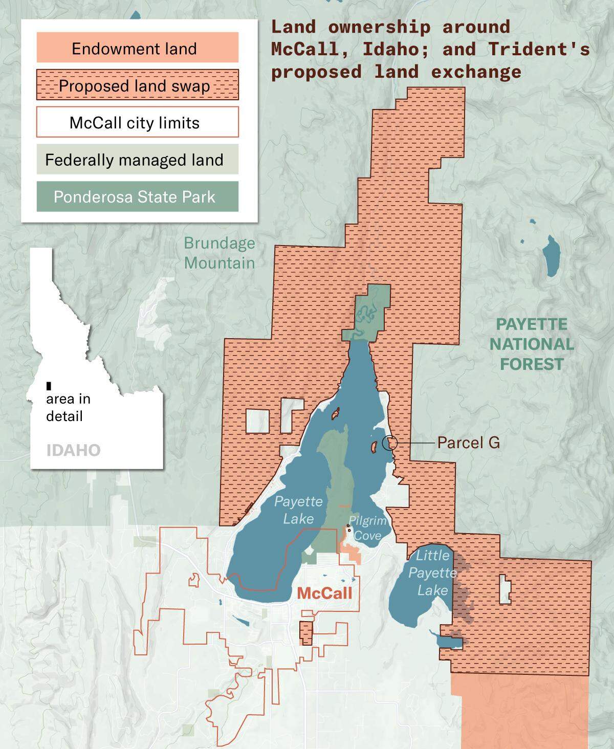 Sources: Idaho Department of Lands, Trident Holdings LLC.