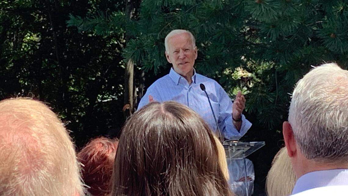 At Boise fundraiser, Biden talks about Trump, the middle class and his Idaho connections