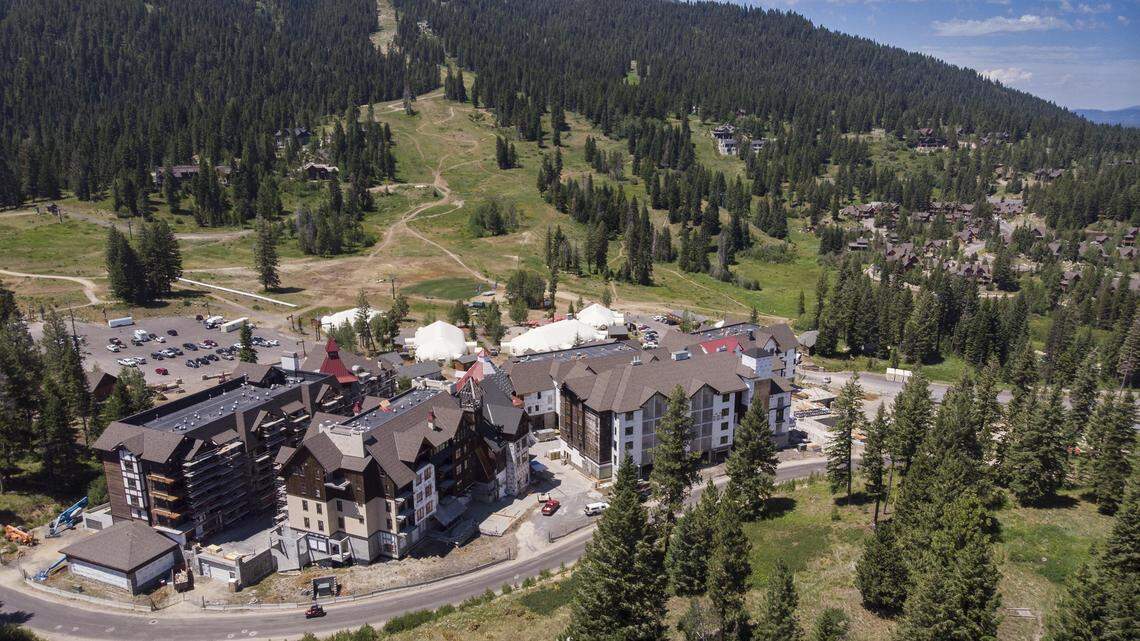 Tamarack Resort, alongside Lake Cascade, has closed because of nearby wildfires.