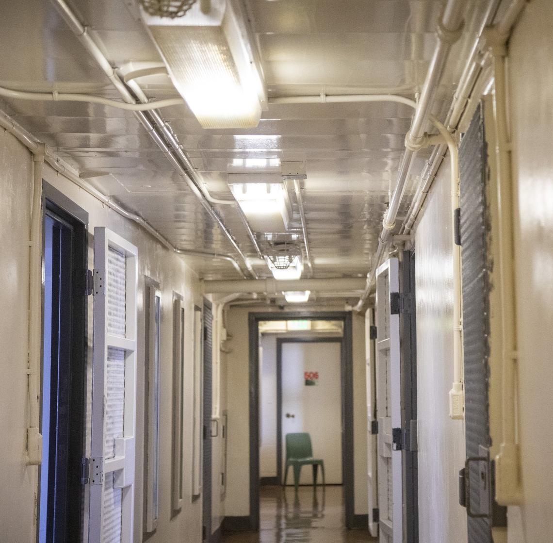 The jail annex has numerous issues, including exposed plumbing that is dangerous if an inmate becomes suicidal.