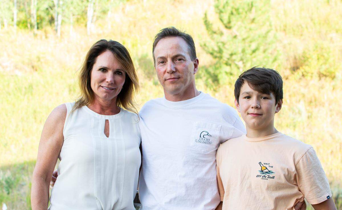 Theresa, left and Mark Mansfield have three children including the youngest, Canyon, right. The other two are at college in Utah and California.  The family has received support from around the country, says Mark. “A lot of people in a lot of places have been amazing.”
