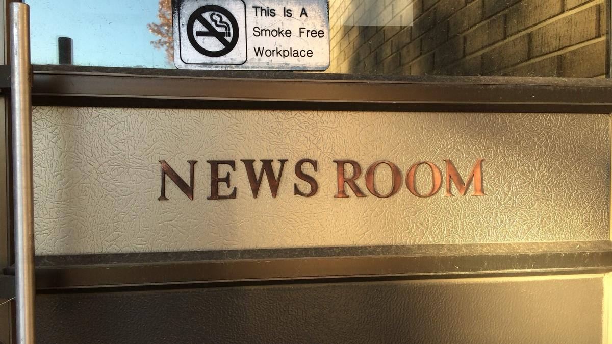 A side entry door at the Idaho Statesman building at 1200 N. Curtis Road. Some Statesman employees still work in the building, but most have been working from home since March, because of the coronavirus pandemic.