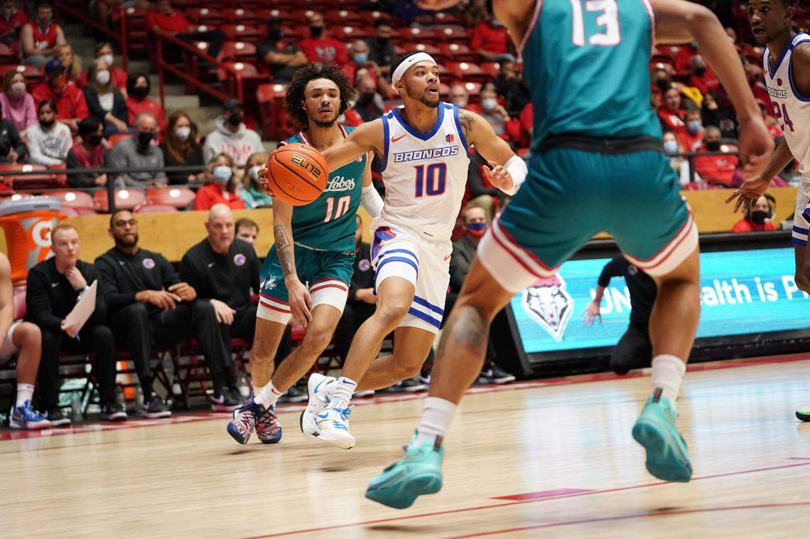 Marcus Shaver Jr. scored in double figures for the 14th time in 15 games this season as Boise State defeated New Mexico 71-63 on Saturday at The Pit in Albuquerque, New Mexico.