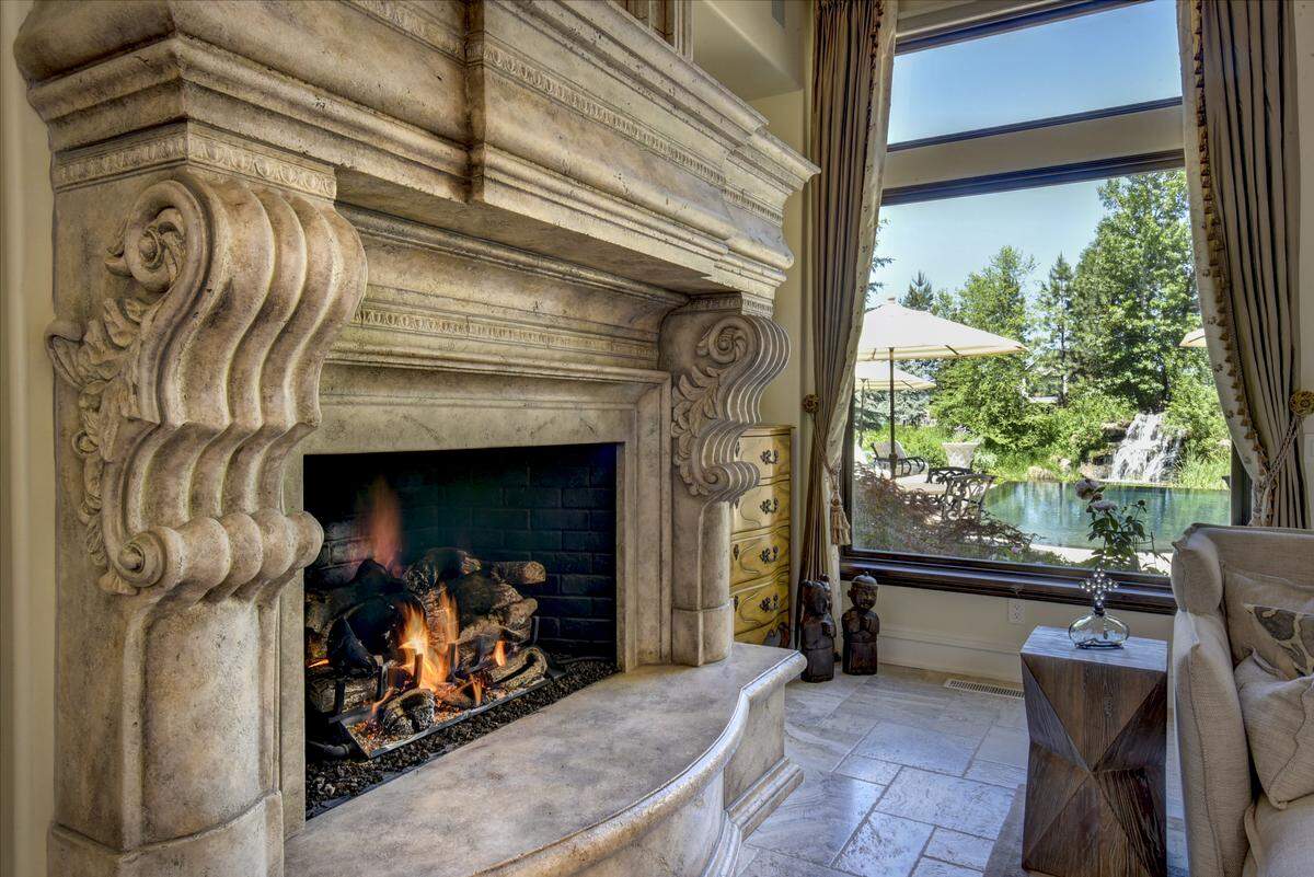 Inside the home at 1128 W. Shearwater Lane in Eagle, listed for $2.6 million, are many upgraded features.