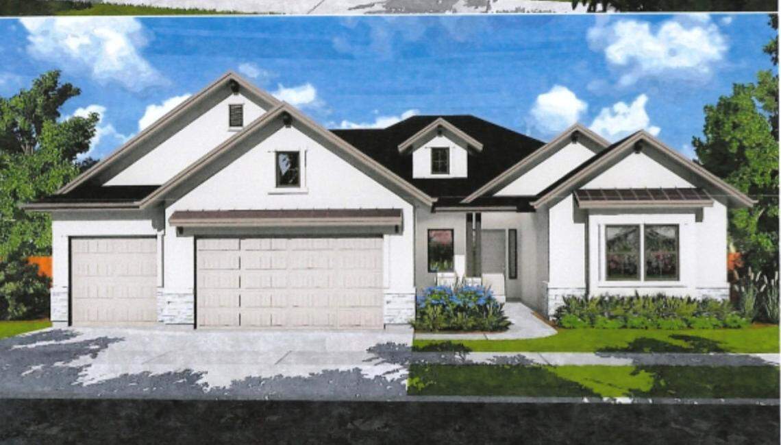 A house design that Trilogy Development and Tresidio Homes anticipate in their planned Gander Creek subdivision at the southwest corner of North McDermott Road and West McMillan Road in Northwest Meridian.