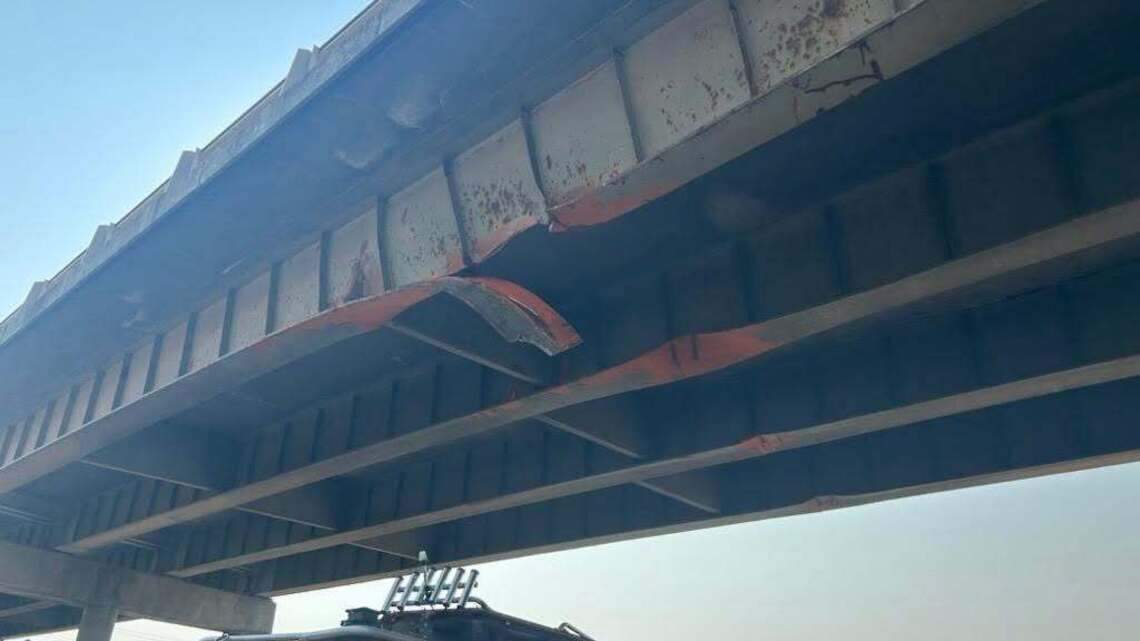 Update: Vehicle strikes bridge over I-84. The bridge won’t reopen for weeks