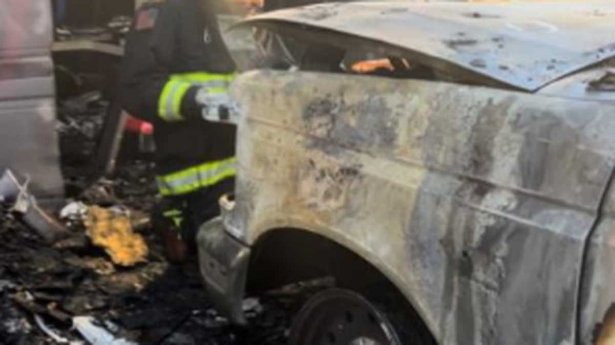 A vehicle fire in Caldwell ignited a home.