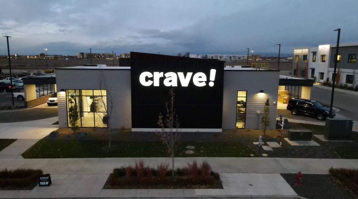 Crave Collective building, 2900 W. Excursion Lane, Meridian, held its grand opening Nov. 19. The building has kitchen suites for Crave’s 16 restaurant partners and two drive-thrus for Crave’s drivers (”mobile serves”), who are employees of Crave, to take food from a conveyor belt.