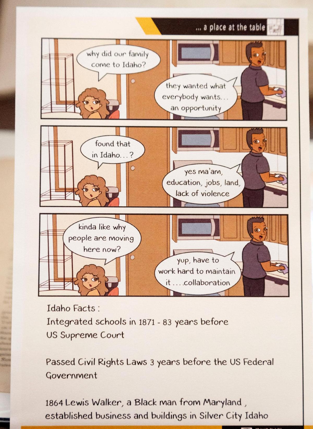 The Idaho Black History Museum uses comics to get children interested in learning about Black history.