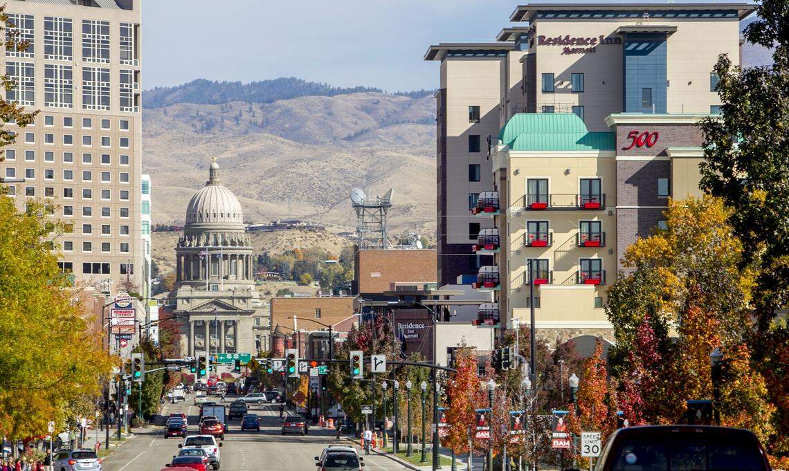 Downtown Boise’s last hotel boom was in 2017-18, when the Residence Inn by Marriott and the Inn at 500 Capitol, both right, were among those that opened.