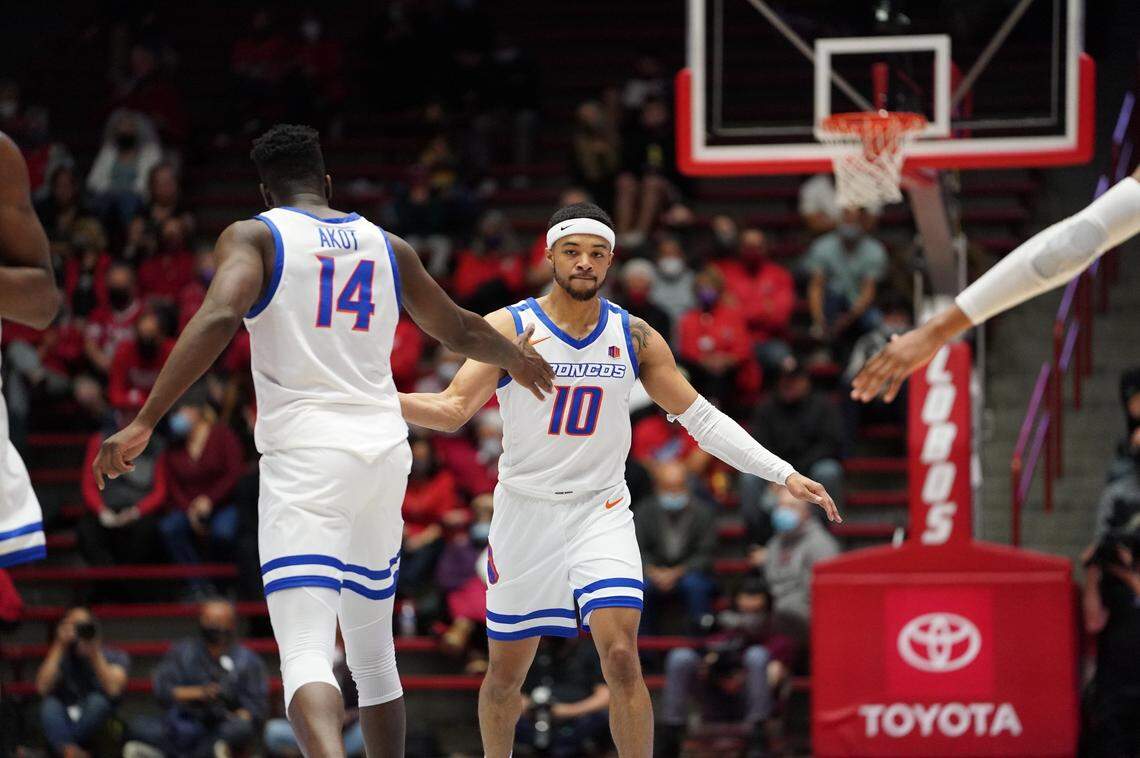 The Boise State men’s basketball team hosts Air Force in Mountain West action at 7 p.m. Tuesday at ExtraMile Arena in Boise. The Broncos are riding a nine-game winning streak.