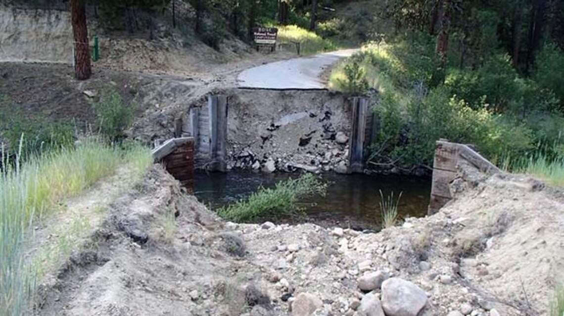 UPDATE: The bridge to this popular Idaho City campground has finally reopened