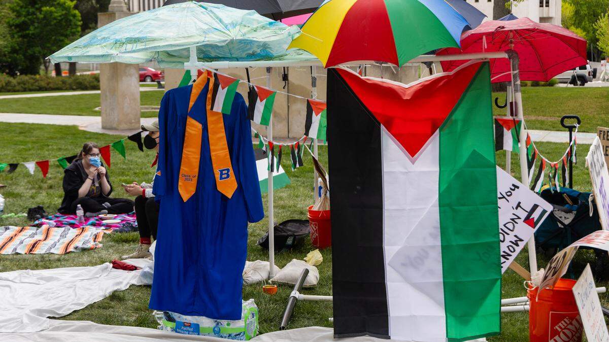 Charges were dropped against one pro-Palestine protester after an altercation in downtown Boise in July. They remain in place for another woman.
