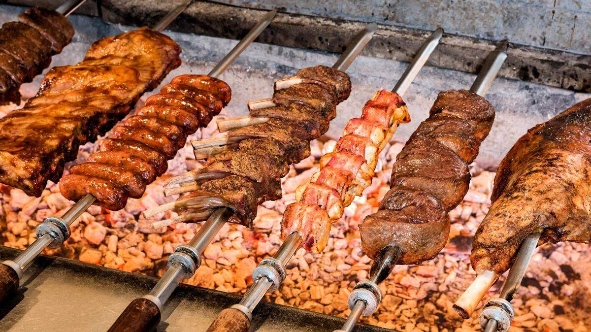 Texas de Brazil has meats like these every day of the year, including on Easter.