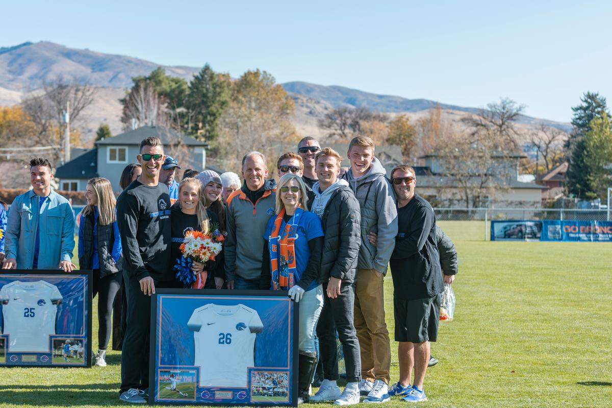 Boise State women’s soccer star Raimee Sherle and her family celebrated senior day last month, but Sherle gets to play at home again this week in the Mountain West Tournament.