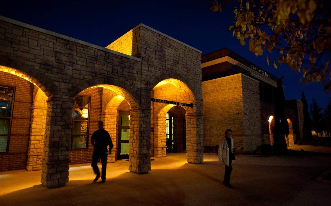 Eagle City Hall. The mayor and two new city councilmen want to move the community center and new parks and recreation offices to City Hall from the new Eagle Landing property at 175 E. Mission Drive.