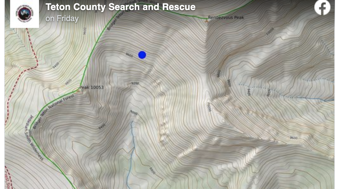 Two skiers triggered an avalanche in Wyoming, and had to be rescued with a helicopter as storms moved in, officials said.