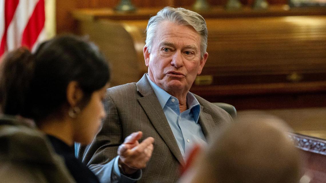 Gov. Brad Little, shown in this April 19 file photo, recently requested a full audit of the Empowering Parents grant program.