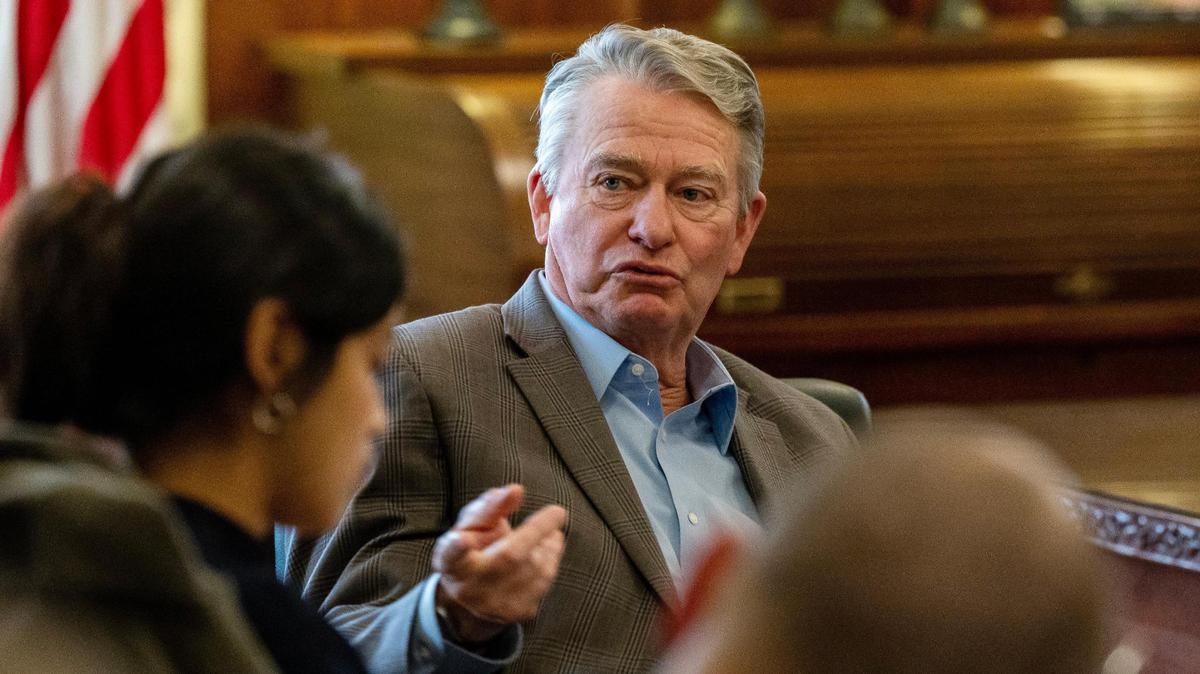Gov. Brad Little, shown in this April 19 file photo, recently requested a full audit of the Empowering Parents grant program.