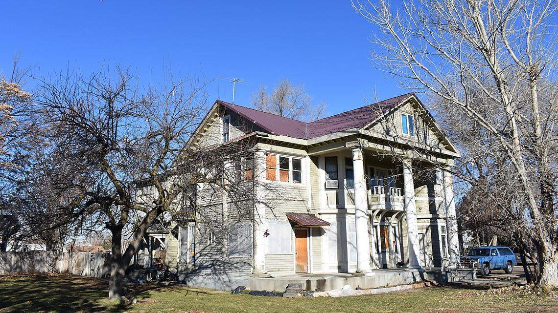 The A.K. Steunenberg House, built by the Steunenbergs, a prominent Idaho family, was damaged by fire Sunday.