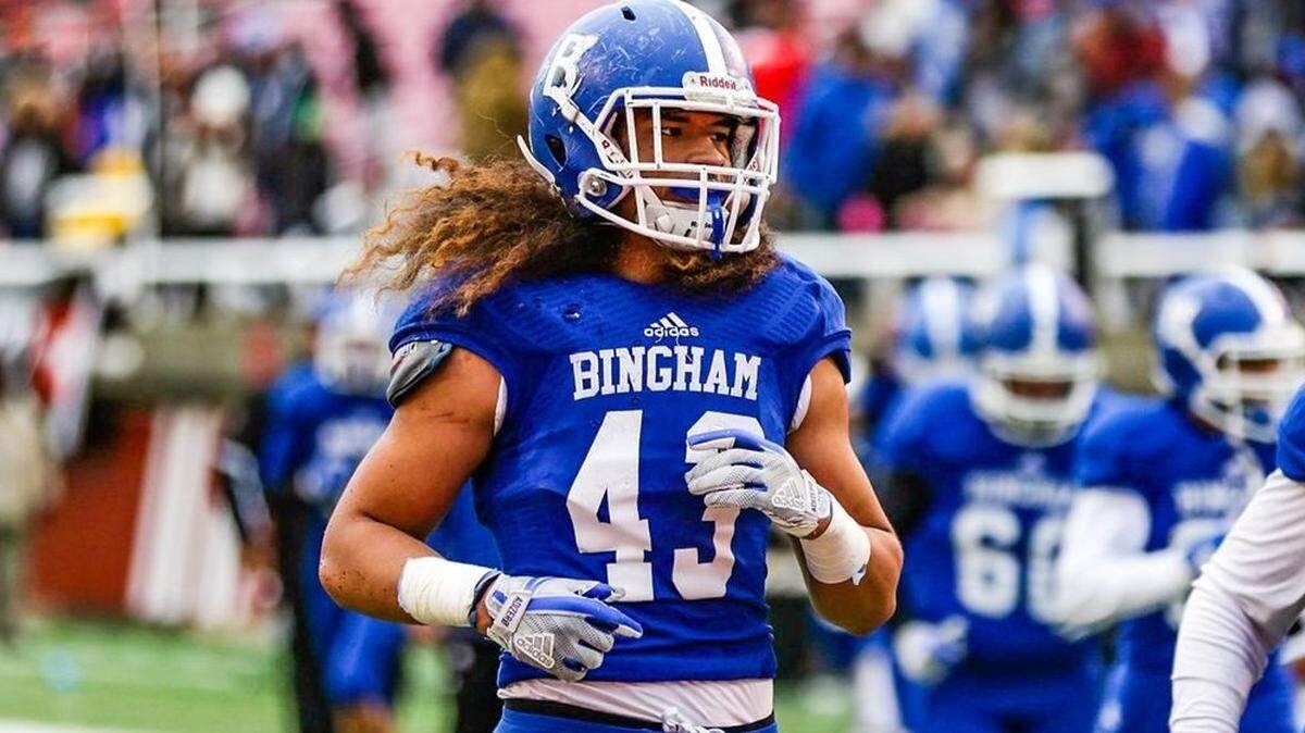 Lolani Langi, a 6-foot-2, 225-pound linebacker from Bingham High in South Jordan, Utah, committed to Boise State on Thursday night.