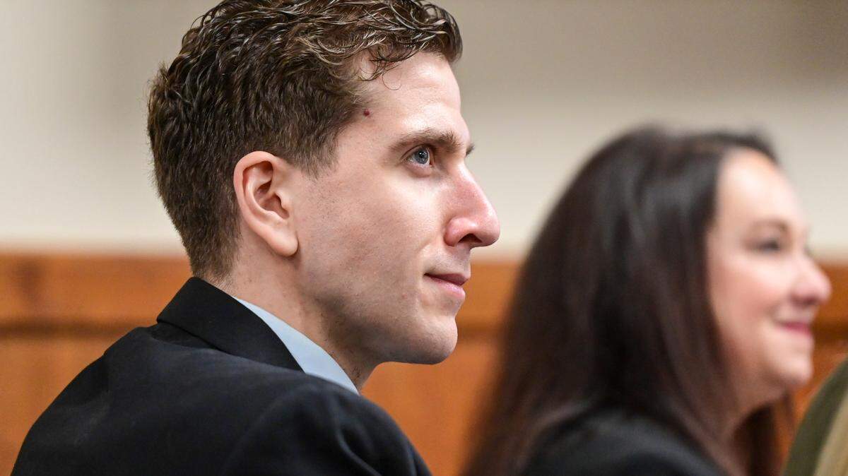 Bryan Kohberger listens during a hearing related to the gag order in the murder case against him in Latah County District Court on June 9. (Zach Wilkinson/The Moscow-Pullman Daily News via AP, Pool)