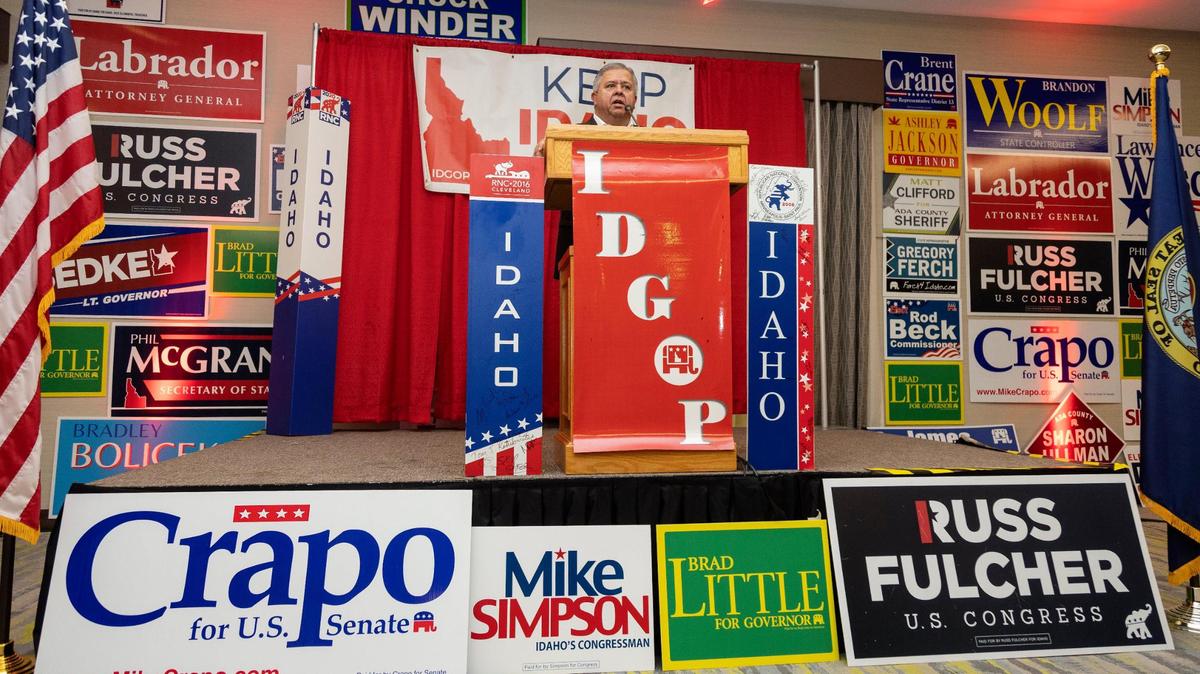 Banners and candidate posters weren’t the only sources of spending for Idaho’s Republican primary. Political advertisements flooded the internet in the weeks leading up to the May 17 primary election, with congressional candidates and Gov. Brad Little among the top spenders.