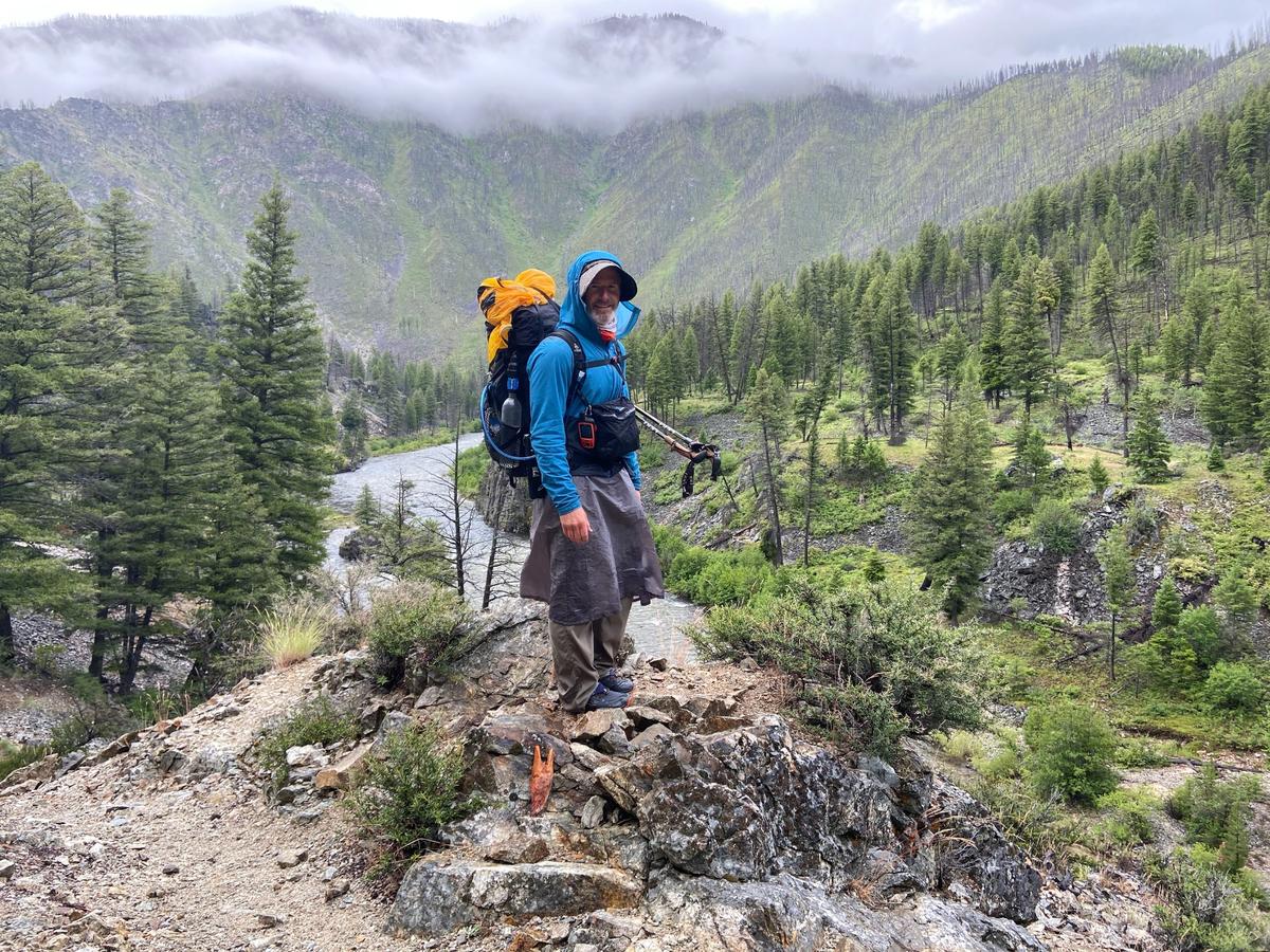 Lisa Johnson stands along the Middle Fork of the Salmon River in the Frank Church-River of No Return Wilderness.