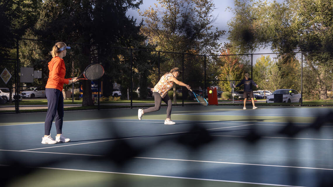 Boise debates converting these tennis courts to pickleball. What comes next