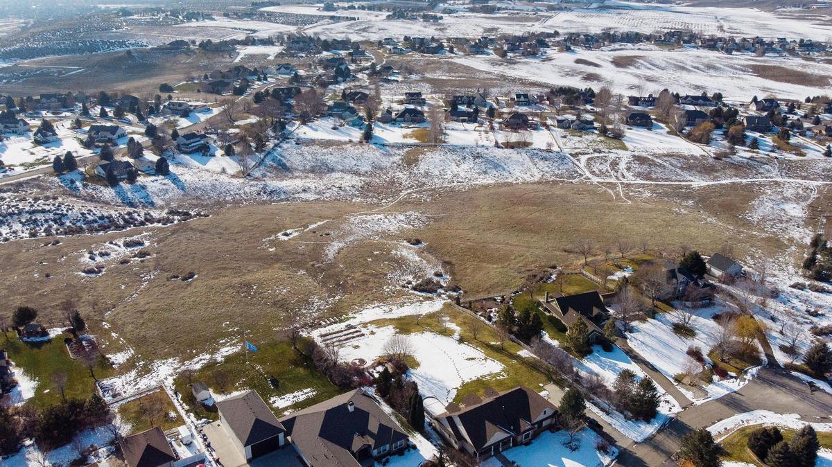 This land behind homes on North Star Ridge Way in Star is part of a proposed plan for a golf course and subdivision called Willowbrook that would be spread over 700 acres.