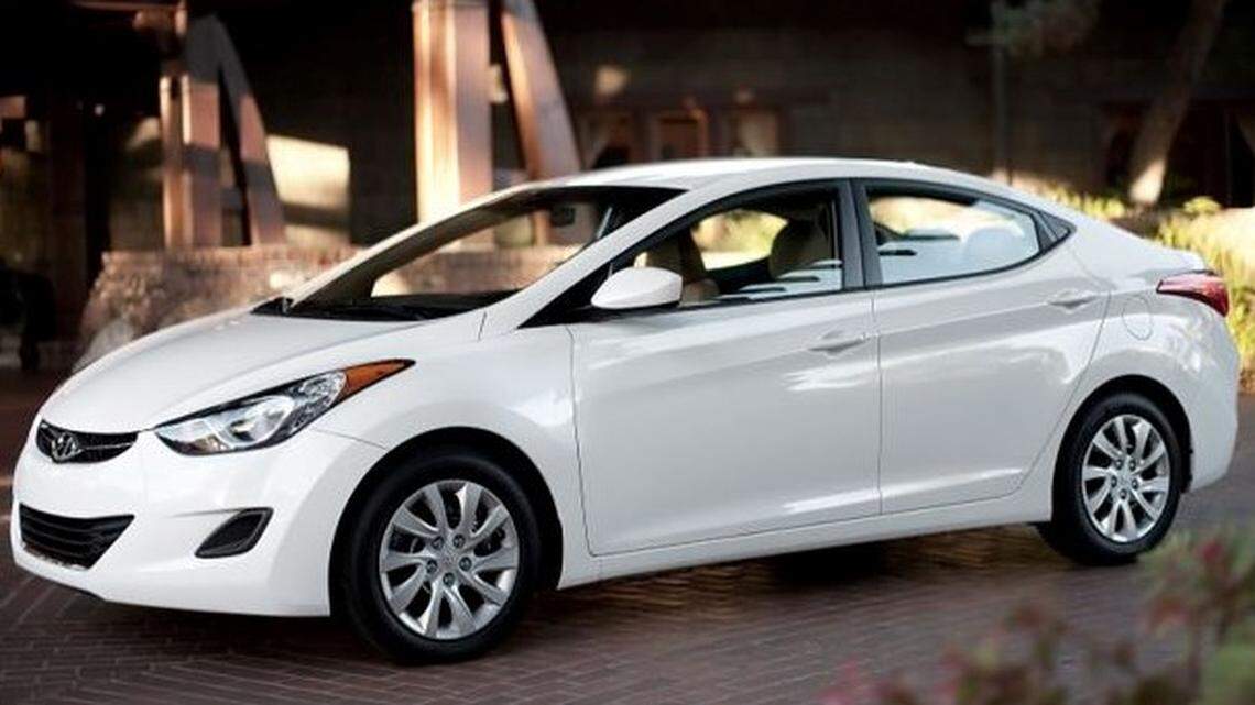 Detectives are interested in speaking with the occupant of a similar vehicle as the one pictured. The vehicle is a white Hyundai Elantra made between 2011 to 2013. Police say its license plate is unknown.