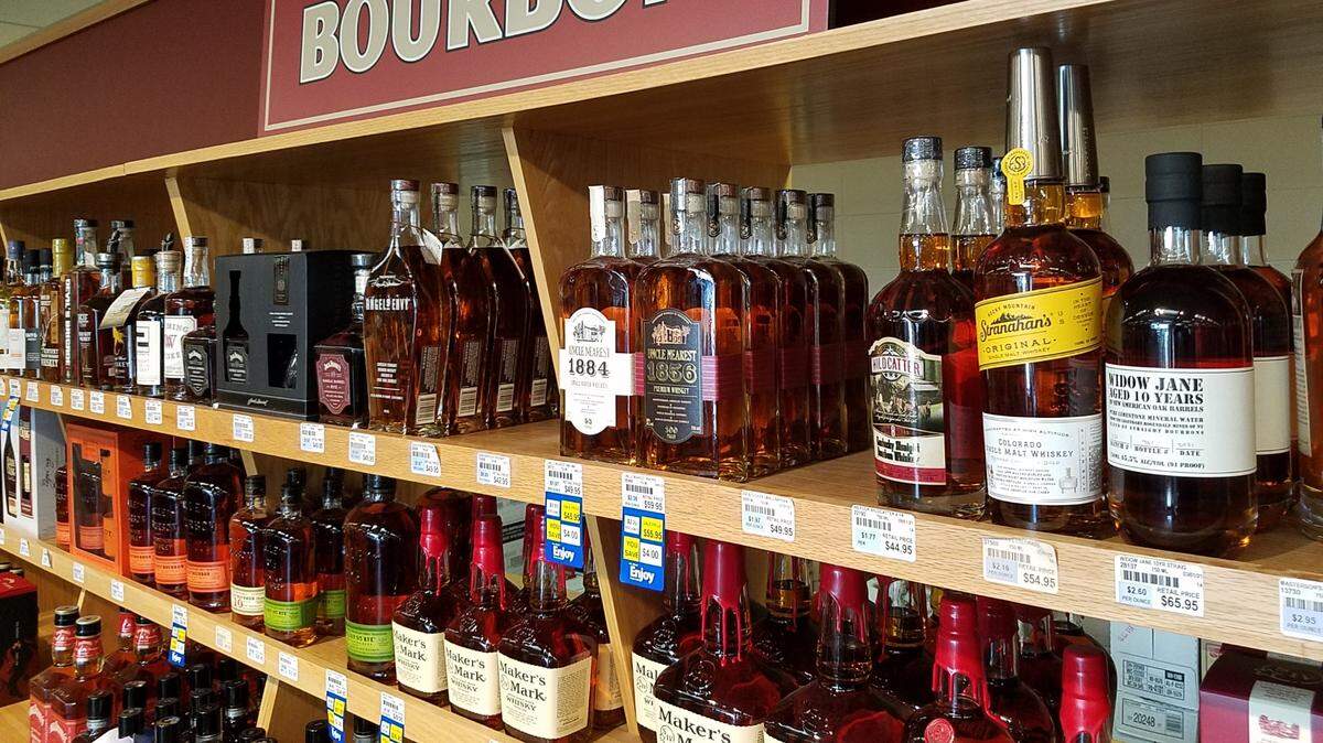 Bourbon remained a popular seller during the past year at Idaho liquor stores.