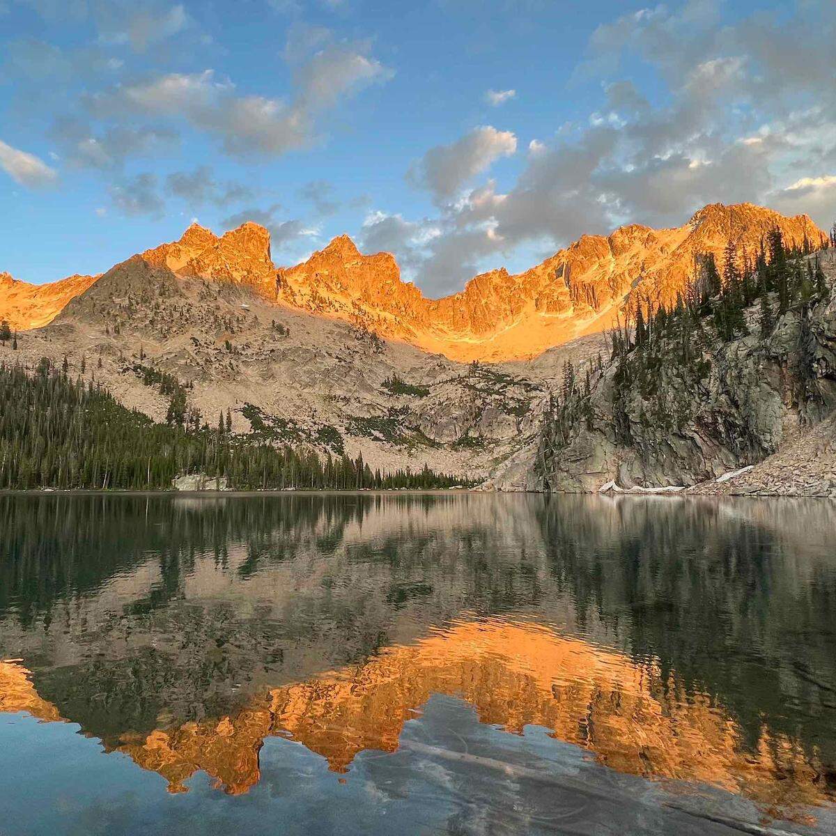 Upper Cramer Lake in the Sawtooth Wilderness. (Courtesy of Will Whelan)