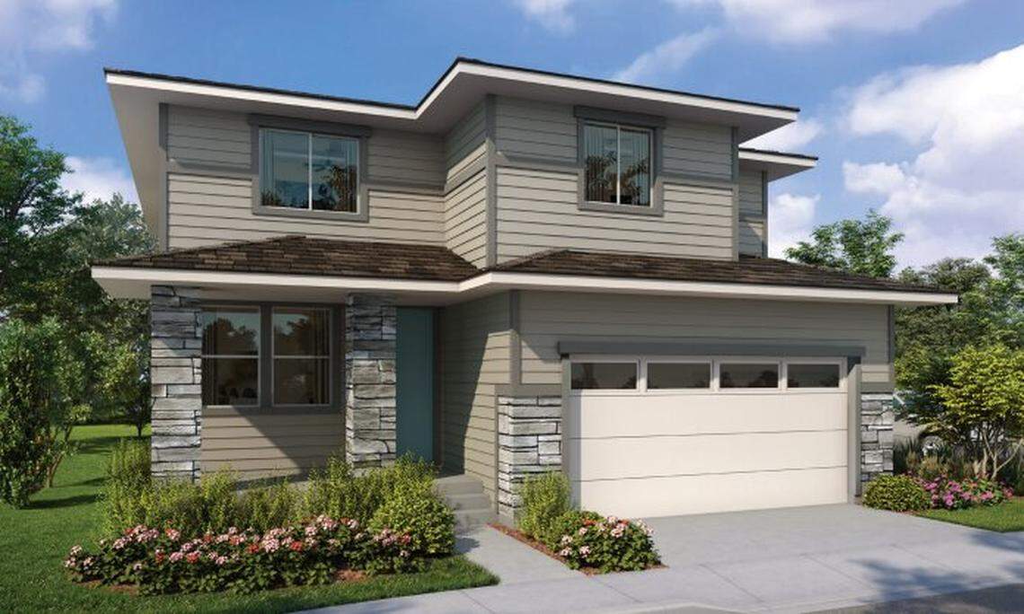 Planned community amenities for Prevail include a park, picnic area, tot lot, pond and gazebo.