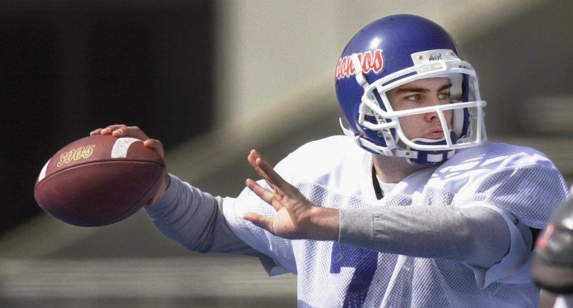 Sophomore Ryan Dinwiddie is an early favorite to be the Broncos’ starting quarterback.