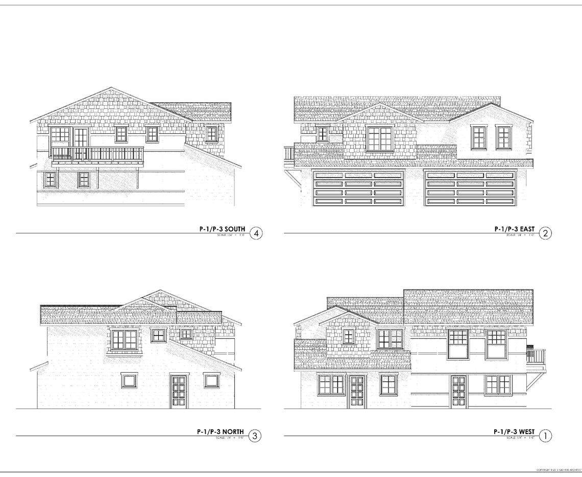 The design for the single-family cottages planned for Fairview Avenue and 3rd Street mirror those at the Cottages at White Cloud, an A Team development in West Boise.
