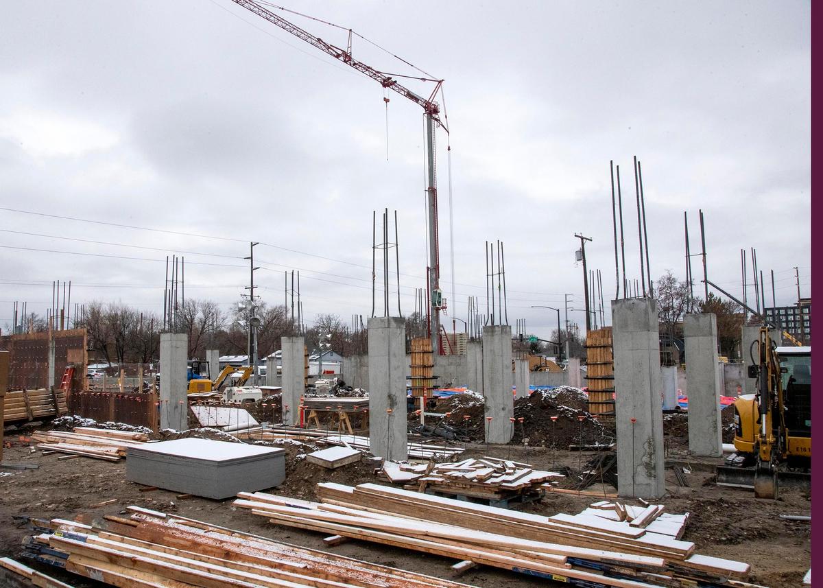 The Boise Caddis apartments at 3rd and Myrtle streets will have about 173 apartments in an eight-story building.