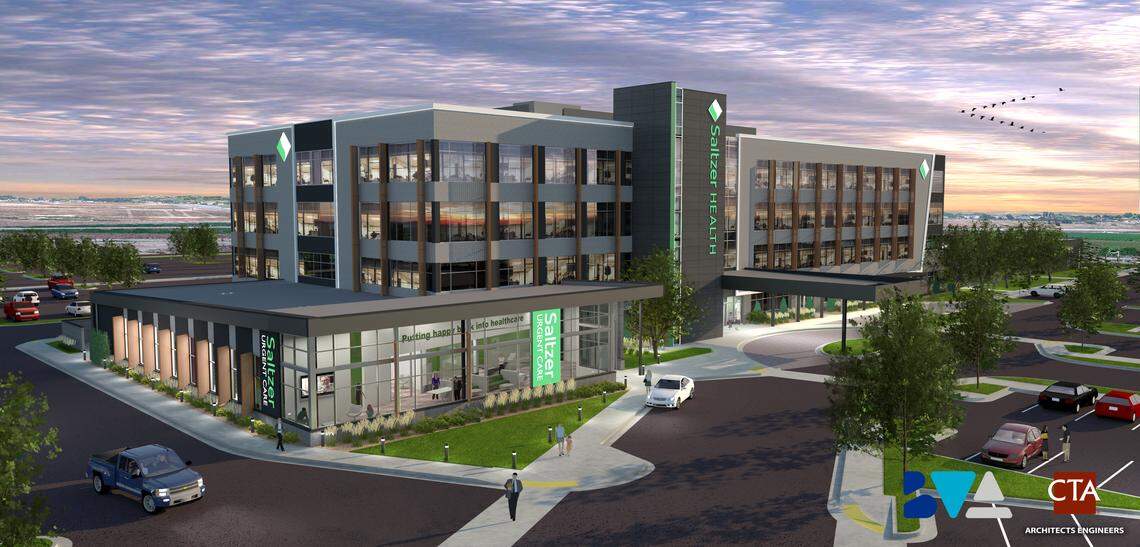 Ball Ventures Ahlquist broke ground July 18, 2019, on a new Saltzer medical office building that will include a 24-hour urgent care center.