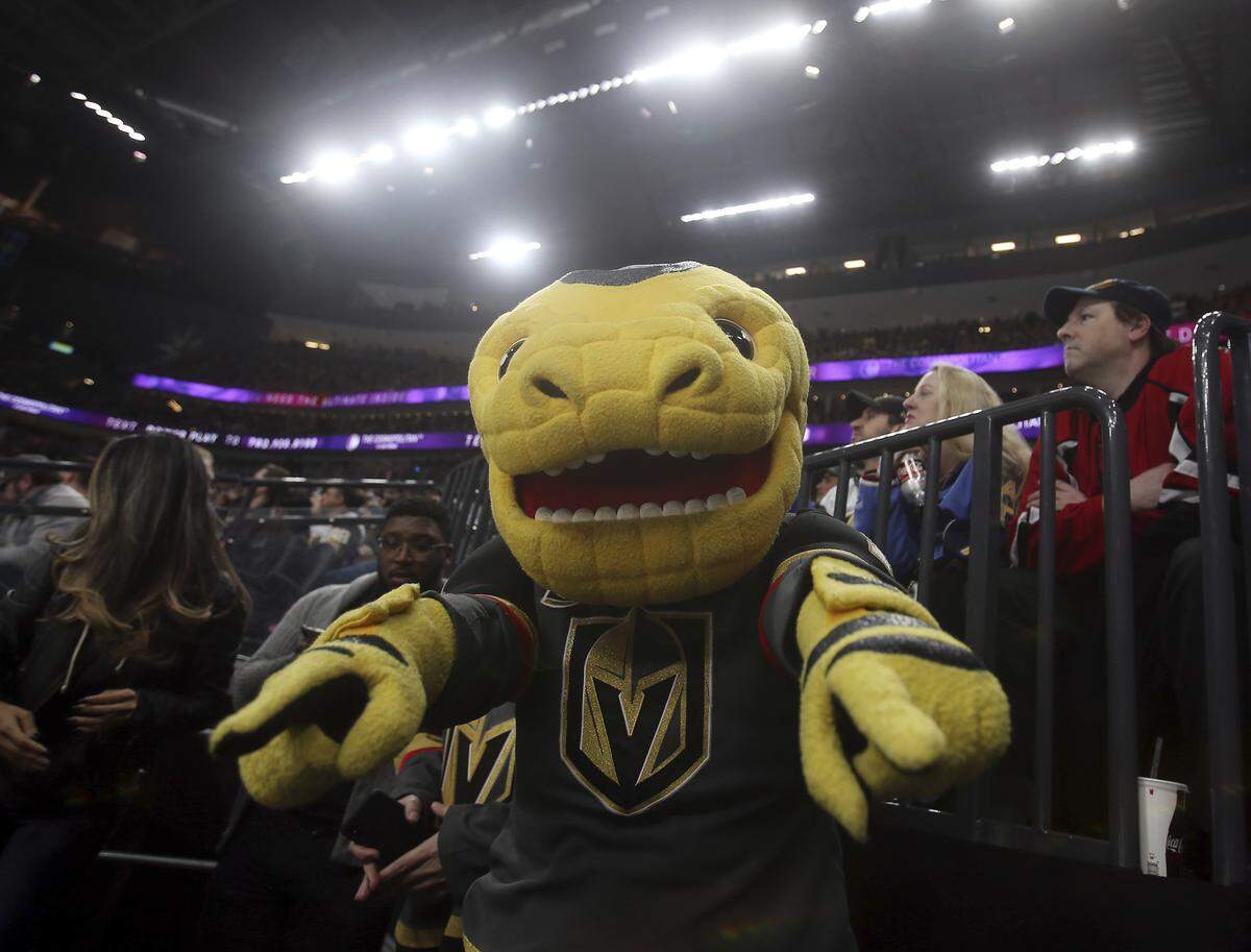 Las Vegas Golden Knights mascot Chance will be in Boise next week for a kids clinic at Idaho IceWorld.