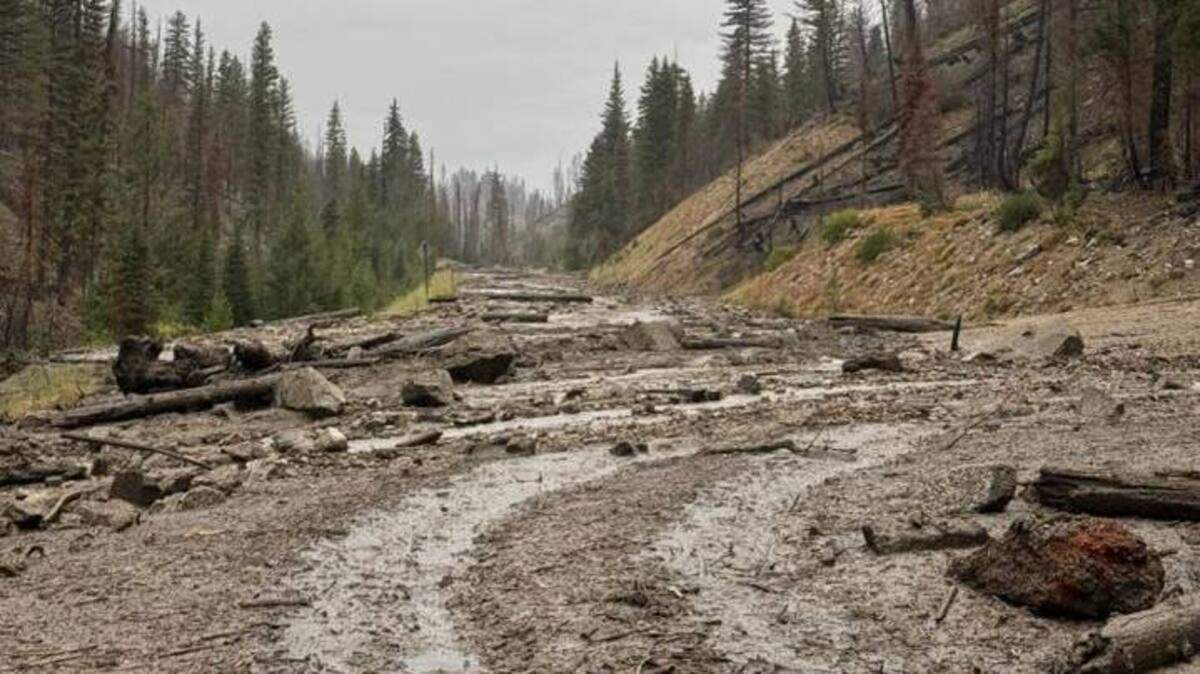 The mudslide occurred on Aug. 26 after heavy rainfall hit the area near Grandjean.