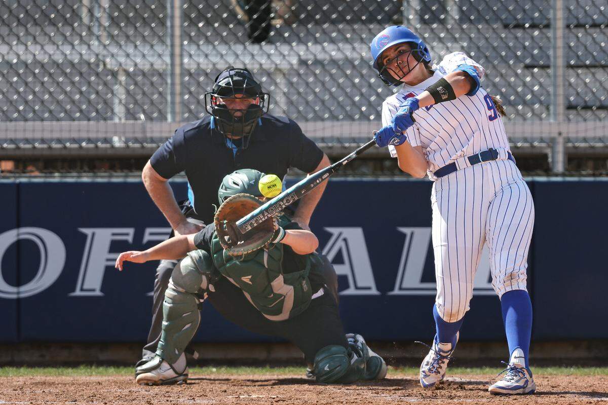 Boise State first baseman Makenzie Butt is just the 12th freshman in NCAA history to record at least 20 home runs and 70 RBI.