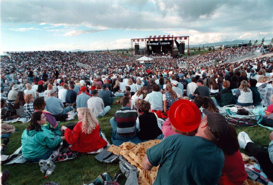 An estimated 10,500 fans packed the Ford Idaho Center’s amphitheater for its debut concert in 1998 by country singer Shania Twain.