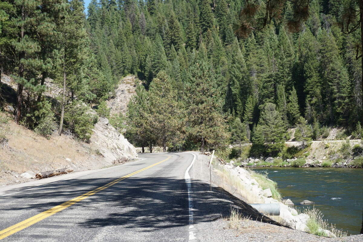 The Idaho Transportation Department began construction on Sunday.