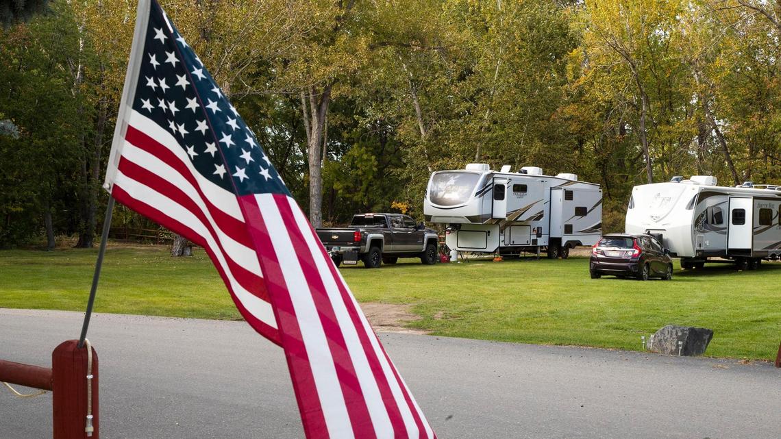 If there’s room in an overflow area near the Boise Riverside RV Park office in Garden City, you might be able to park your RV for an overnight stay, but high demand has forced many to be turned away.